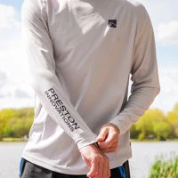 Preston Innovations Grey Performance Sun Shirt UPF-40